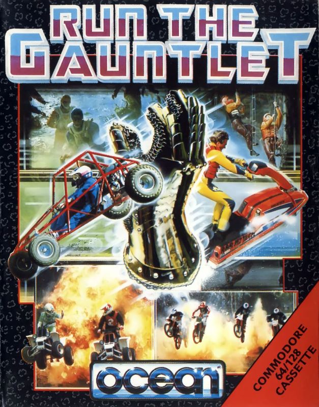Gauntlet box art for Commodore 64